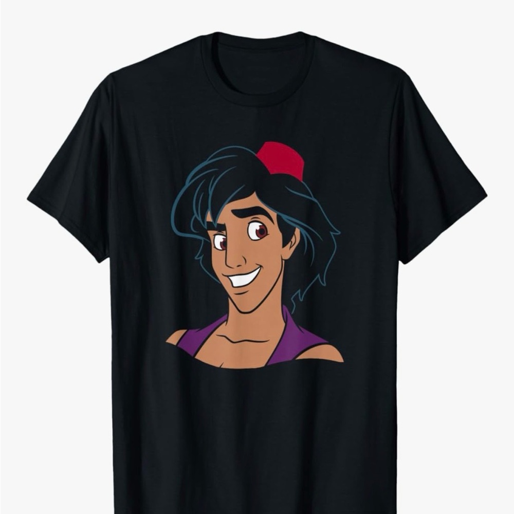 Disney Black Aladdin Graphic Tee